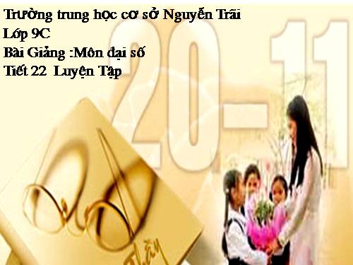 Chương II. §2. Hàm số bậc nhất