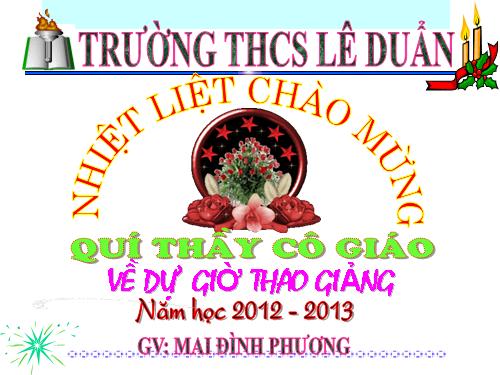 Chương II. §3. Đồ thị của hàm số y = ax + b (a ≠ 0)