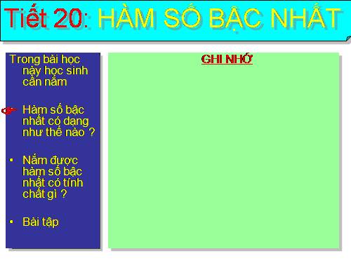 Chương II. §2. Hàm số bậc nhất