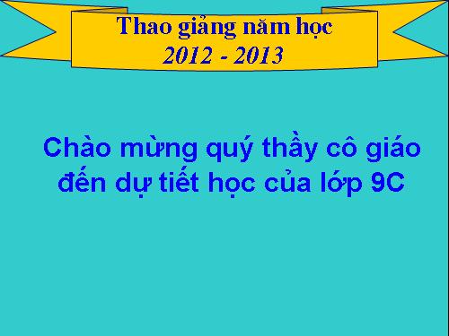 Chương II. §4. Đường thẳng song song và đường thẳng cắt nhau