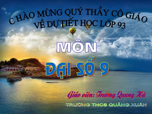 Chương I. §8. Rút gọn biểu thức chứa căn thức bậc hai