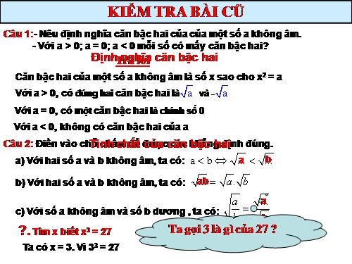 Chương I. §9. Căn bậc ba