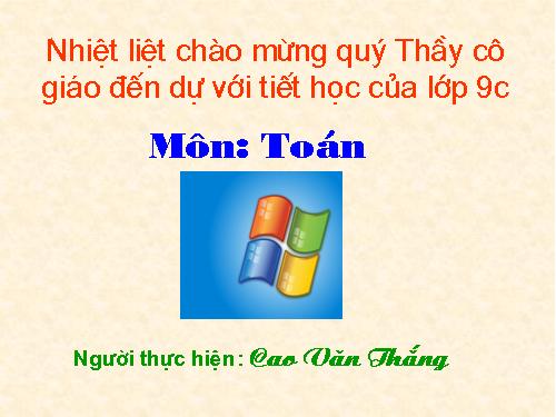 Chương IV. §6. Hệ thức Vi-ét và ứng dụng