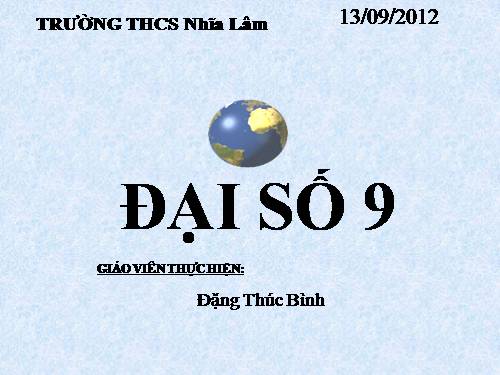 Chương I. §6. Biến đổi đơn giản biểu thức chứa căn thức bậc hai