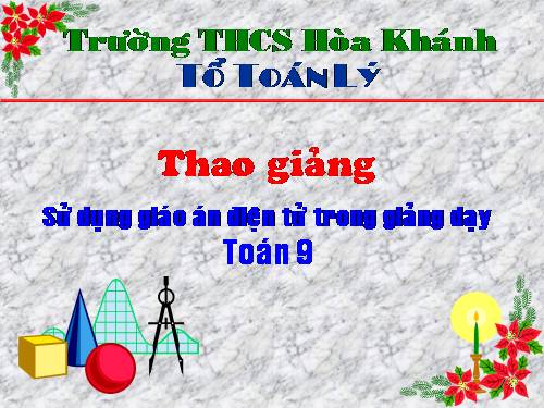 Chương II. §3. Đồ thị của hàm số y = ax + b (a ≠ 0)