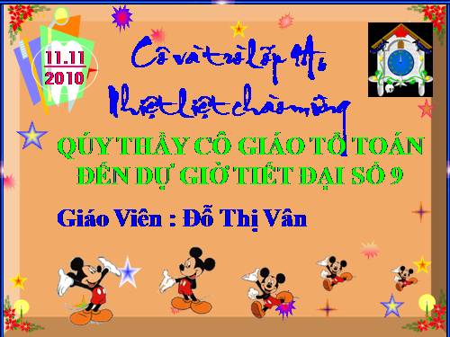 Chương II. §5. Hệ số góc của đường thẳng y = ax + b (a ≠ 0)
