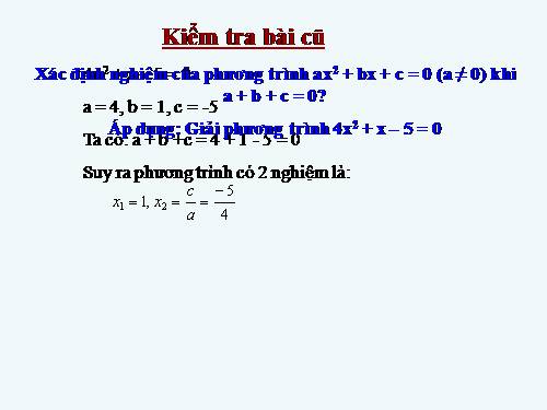 Chương IV. §7. Phương trình quy về phương trình bậc hai