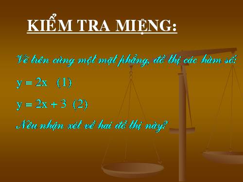 Chương II. §4. Đường thẳng song song và đường thẳng cắt nhau