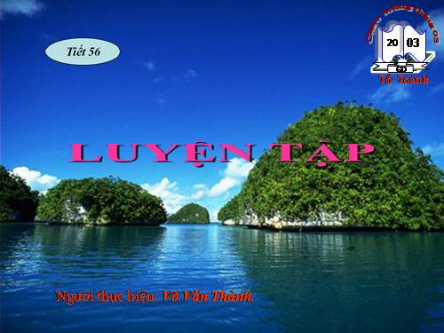 Các bài Luyện tập