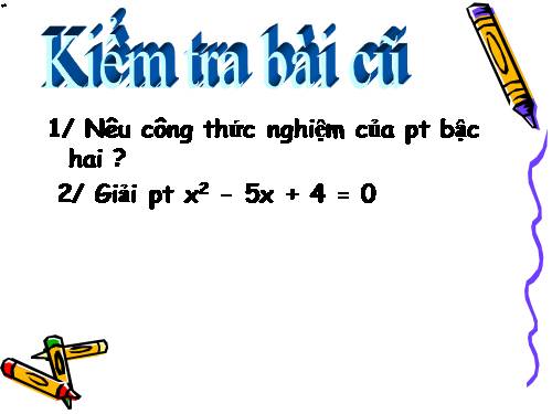 Chương IV. §7. Phương trình quy về phương trình bậc hai