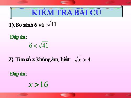Chương I. §1. Căn bậc hai