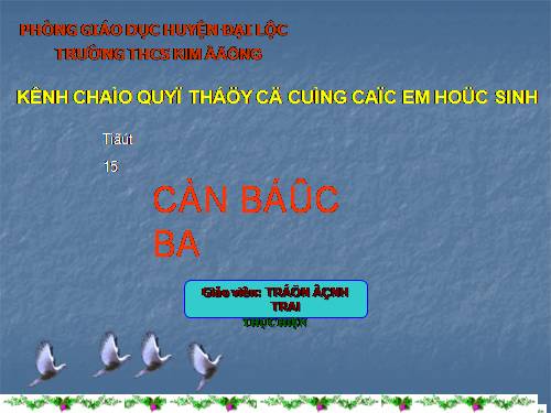 Chương I. §9. Căn bậc ba