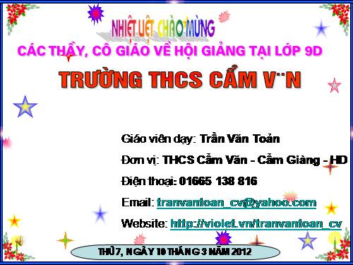 Các bài Luyện tập