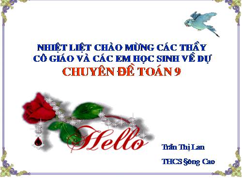 Chương IV. §6. Hệ thức Vi-ét và ứng dụng