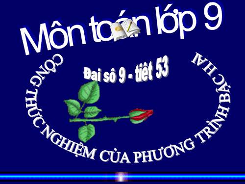 Chương IV. §4. Công thức nghiệm của phương trình bậc hai
