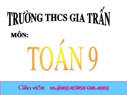 Chương II. §2. Hàm số bậc nhất
