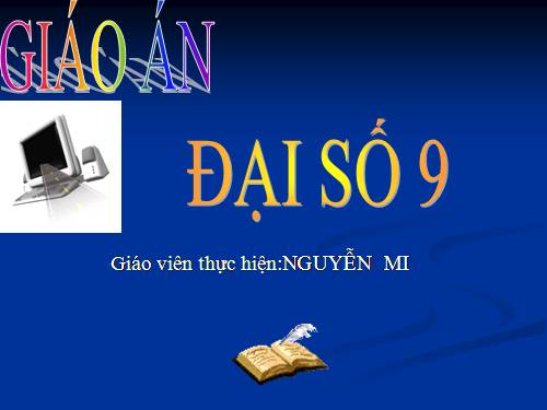 Chương II. §3. Đồ thị của hàm số y = ax + b (a ≠ 0)