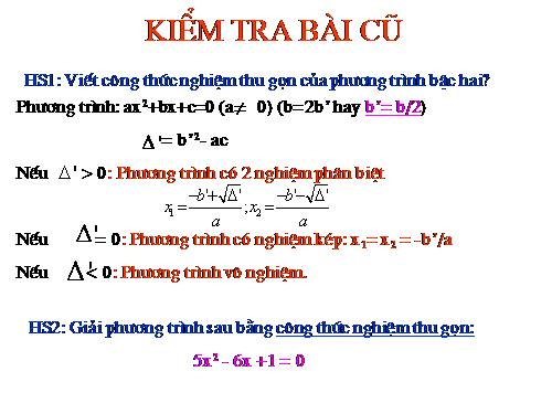 Các bài Luyện tập