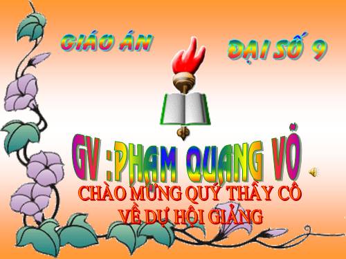 Chương I. §9. Căn bậc ba
