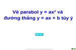 Chương II. §3. Đồ thị của hàm số y = ax + b (a ≠ 0)