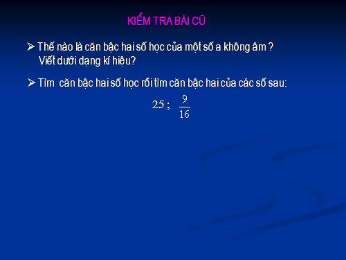 Chương I. §2. Căn thức bậc hai và hằng đẳng thức căn bậc hai của A² = |A|