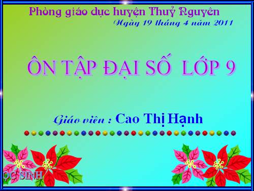 On tap cuoi nam