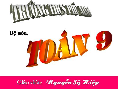 Chương II. §2. Hàm số bậc nhất