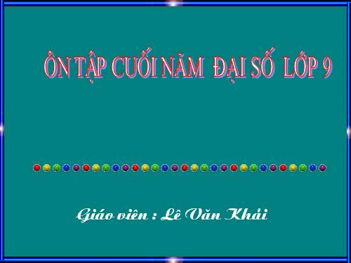 Ôn tập Chương IV. Hàm số y = ax² (a ≠ 0). Phương trình bậc hai một ẩn