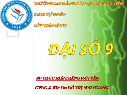 Chương IV. §3. Phương trình bậc hai một ẩn