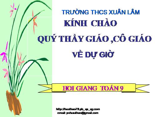 Chương II. §5. Hệ số góc của đường thẳng y = ax + b (a ≠ 0)