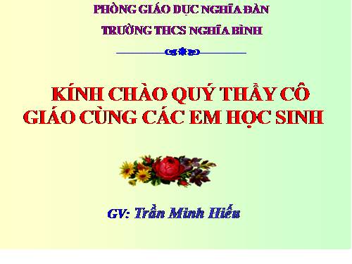 Chương II. §3. Đồ thị của hàm số y = ax + b (a ≠ 0)