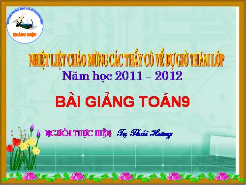 Chương II. §2. Hàm số bậc nhất