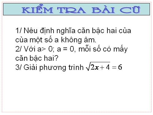 Chương I. §9. Căn bậc ba