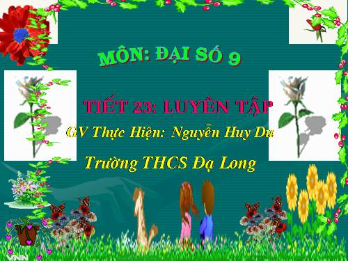 Các bài Luyện tập