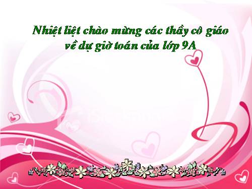 Chương II. §4. Đường thẳng song song và đường thẳng cắt nhau