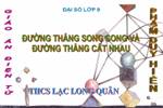 Chương II. §4. Đường thẳng song song và đường thẳng cắt nhau