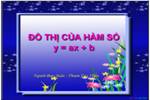 Chương II. §3. Đồ thị của hàm số y = ax + b (a ≠ 0)