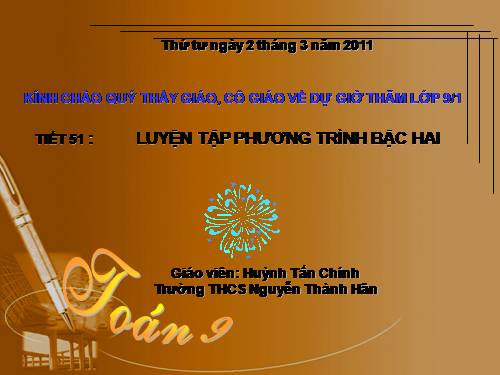 Các bài Luyện tập
