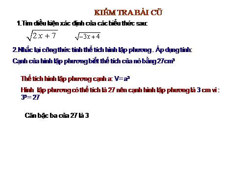 Chương I. §9. Căn bậc ba