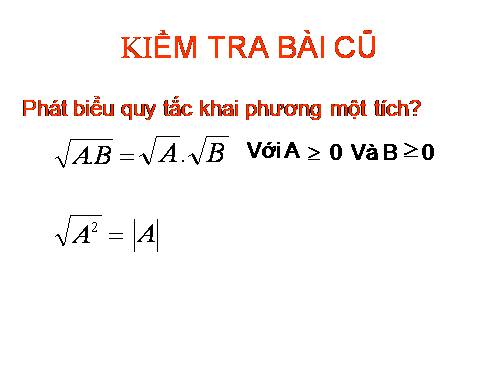 Chương I. §6. Biến đổi đơn giản biểu thức chứa căn thức bậc hai