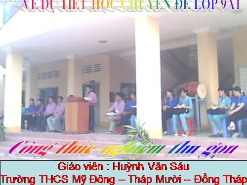 Chương IV. §5. Công thức nghiệm thu gọn