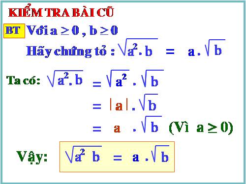 Chương I. §6. Biến đổi đơn giản biểu thức chứa căn thức bậc hai