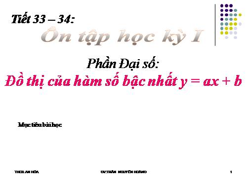 Ôn tập HKI_Đại số 9
