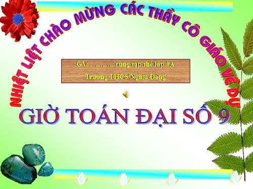 Chương IV. §6. Hệ thức Vi-ét và ứng dụng