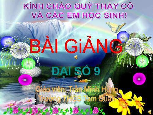 Chương III. §2. Hệ hai phương trình bậc nhất hai ẩn