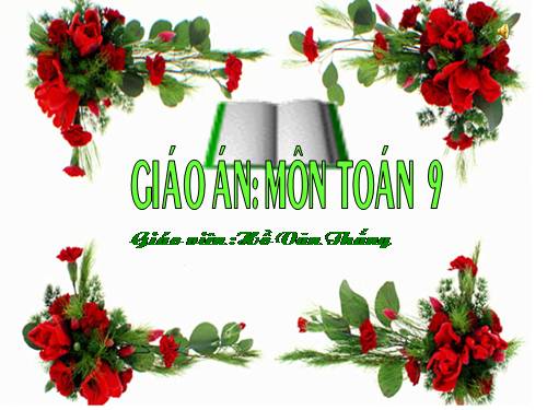 Chương II. §4. Đường thẳng song song và đường thẳng cắt nhau