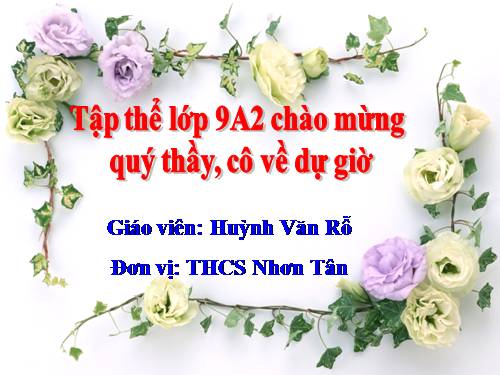 Chương IV. §8. Giải bài toán bằng cách lập phương trình