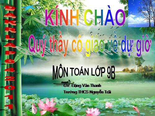 Chương IV. §7. Phương trình quy về phương trình bậc hai