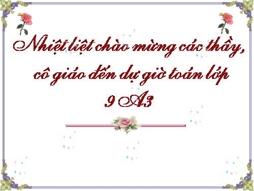 Chương IV. §7. Phương trình quy về phương trình bậc hai