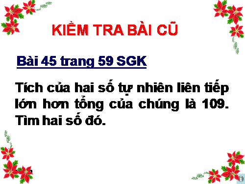 Các bài Luyện tập